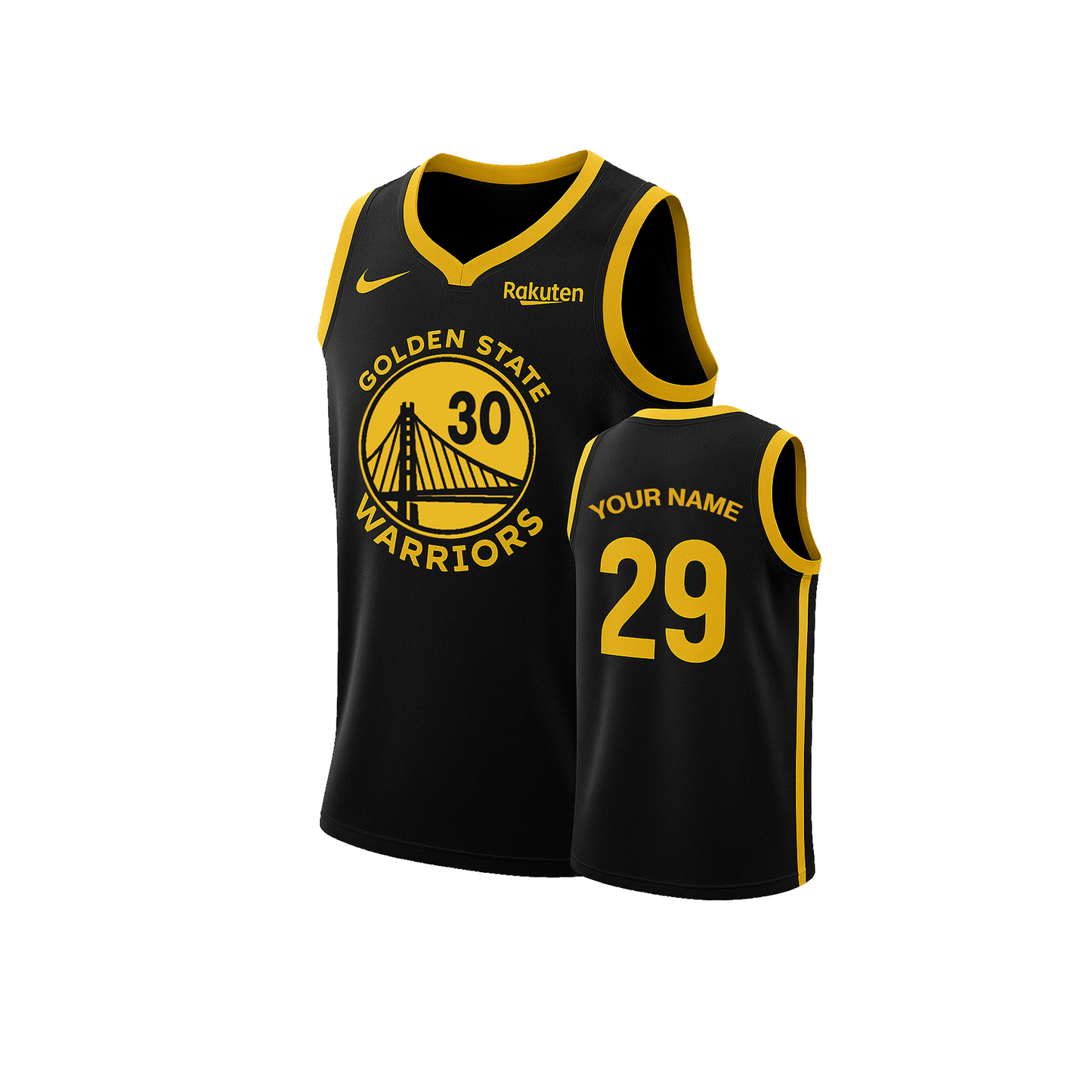 Golden State Warriors Custom Jersey – Personalized Name & Number