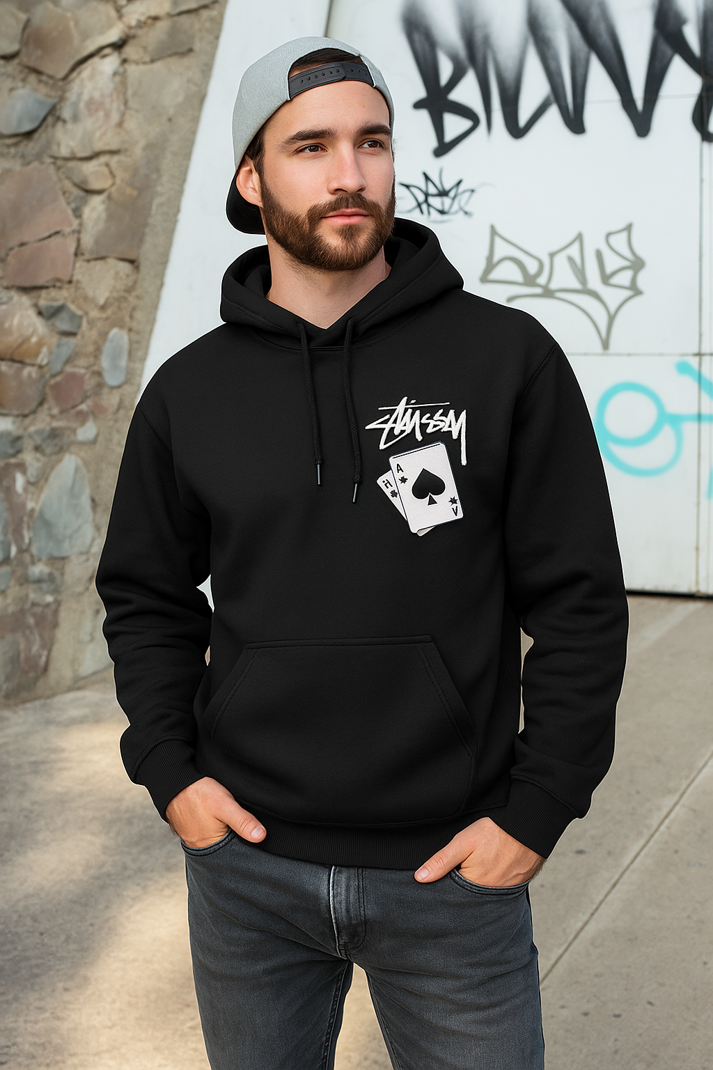 Stussy Playing Cards Hoodie