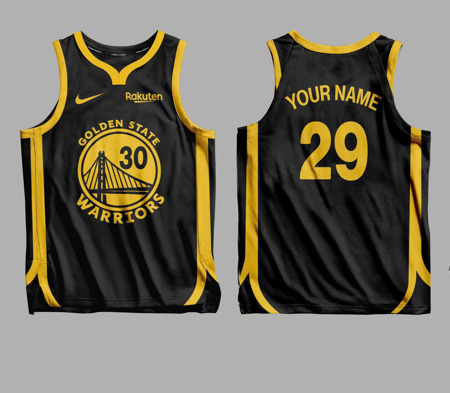 Golden State Warriors Custom Jersey – Personalized Name & Number