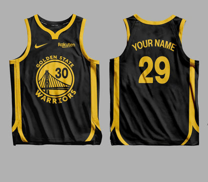 Golden State Warriors Custom Jersey – Personalized Name & Number